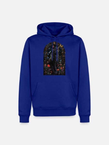 Russian Blue Cat - Men's Premium Hoodie - royal blue