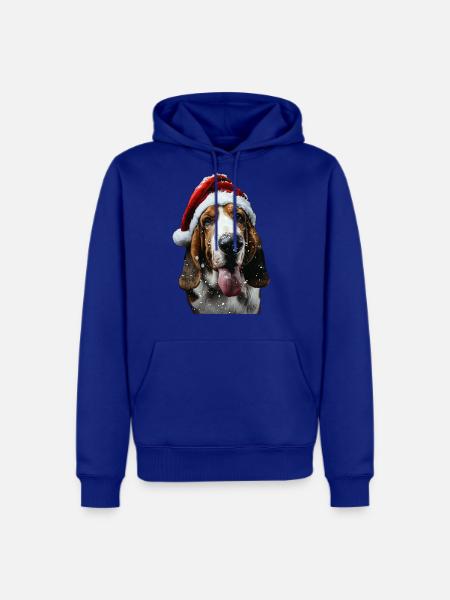 Basset Hound - Men's Premium Hoodie - royal blue