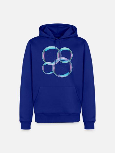 Bubbles - Men's Premium Hoodie - royal blue