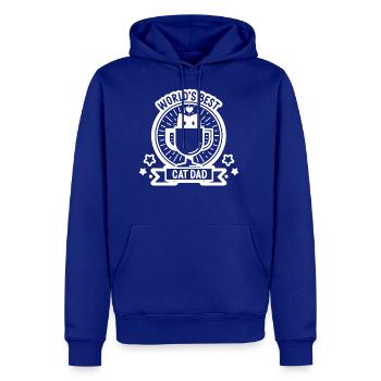 World s Best Cat Dad - Men's Premium Hoodie - royal blue - Front