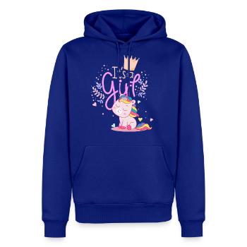 Cute baby Unicorn - Men's Premium Hoodie - royal blue - Front