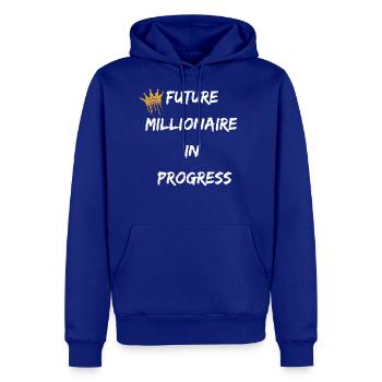 Future Millionaire In Progress T-Shirt - Men's Premium Hoodie - royal blue - Front