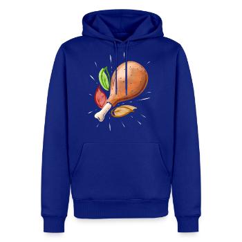 Roasted Turkey Meal On Thanksgiving - Men's Premium Hoodie - royal blue - Front
