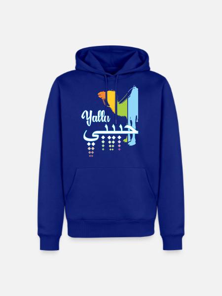 yalla Habibi - Men's Premium Hoodie - royal blue