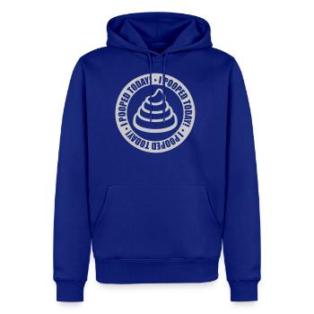 I pooped today quote - Men's Premium Hoodie - royal blue - Front