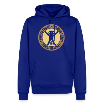 I pooped today quote - Men's Premium Hoodie - royal blue - Front