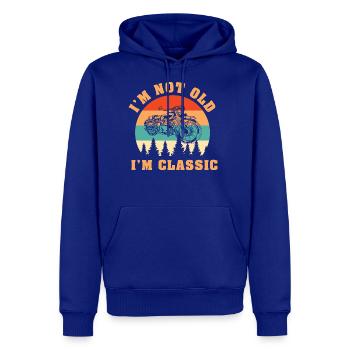I'm Not Old I'm Classic - Motorcycle - Men's Premium Hoodie - royal blue - Front