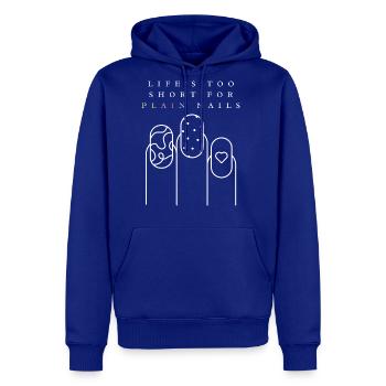Nail Artist Nail Art Nail Tech Quote Beauty Gift - Men's Premium Hoodie - royal blue - Front