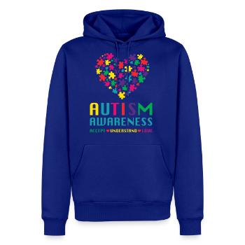 Autism Awareness Accept Understand Love Shirt - Men's Premium Hoodie - royal blue - Front