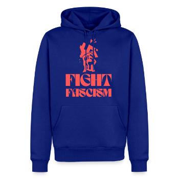 Fight Fascism Punch More Nazis - Men's Premium Hoodie - royal blue - Front