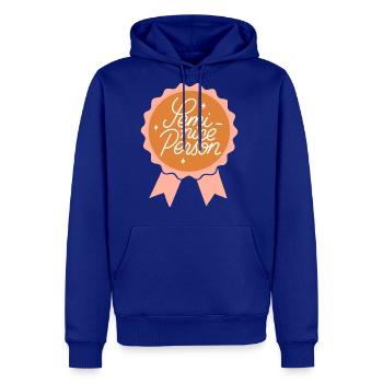 Semi Nice Person - Men's Premium Hoodie - royal blue - Front
