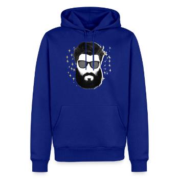 Mustache and beard - Men's Premium Hoodie - royal blue - Front