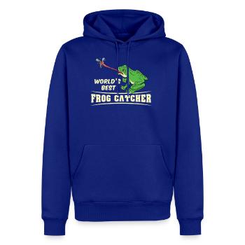 World s Best Frog Catcher For Herpetologist - Men's Premium Hoodie - royal blue - Front