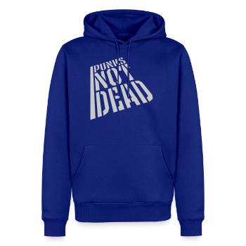 punks not dead quote - Men's Premium Hoodie - royal blue - Front