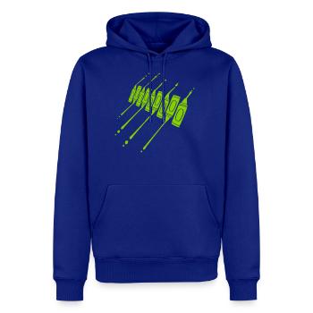Wax crayons drops crayons - Men's Premium Hoodie - royal blue - Front
