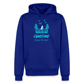 Canoeing Makes Me Wet - Men's Premium Hoodie - royal blue - Front