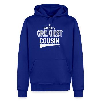 World s Greatest Cousin Relative Gifts T Shirt - Men's Premium Hoodie - royal blue - Front