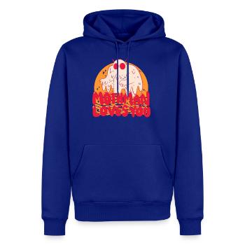 Mothman Loves You - Men's Premium Hoodie - royal blue - Front