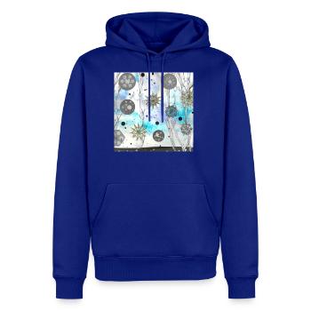 Winter's First Snow - Men's Premium Hoodie - royal blue - Front