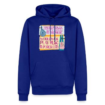 Play Music on the Porch Day 2023 - Men's Premium Hoodie - royal blue - Front
