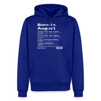 Born in August - Men's Premium Hoodie - royal blue - Front