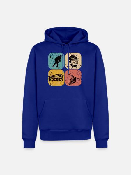 Ice Hockey - Men's Premium Hoodie - royal blue