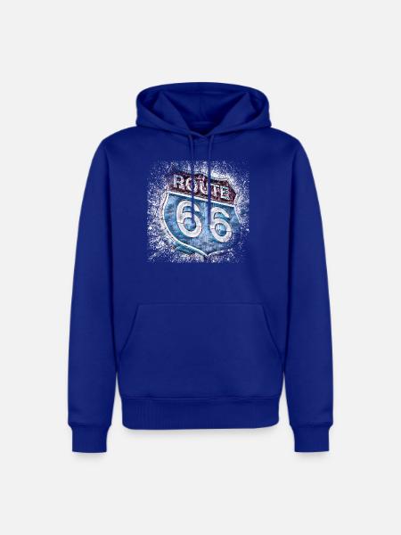 Route 66 - Men's Premium Hoodie - royal blue