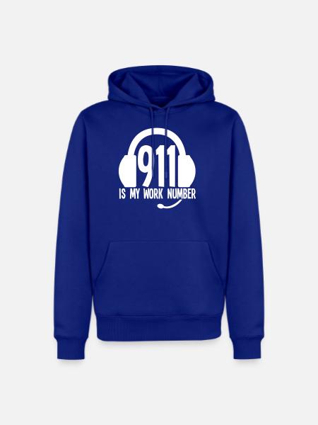 911 Dispatcher Funny - Men's Premium Hoodie - royal blue