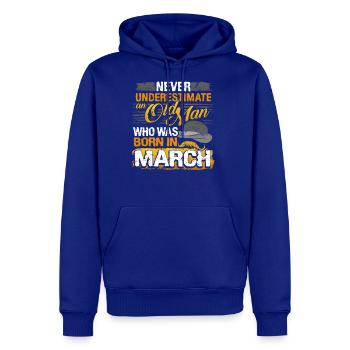 Born in March - Men's Premium Hoodie - royal blue - Front