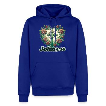 John 3:16 - Men's Premium Hoodie - royal blue - Front