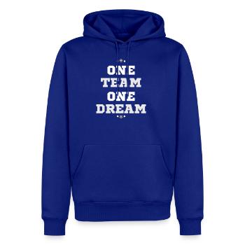 one team one dream Football fans gifts - Men's Premium Hoodie - royal blue - Front