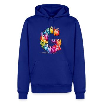 alphabet G - Men's Premium Hoodie - royal blue - Front