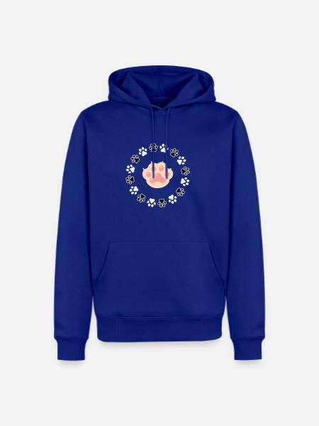 Cats paw - Men's Premium Hoodie - royal blue