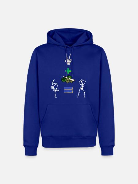 The smoking Idiots - Men's Premium Hoodie - royal blue