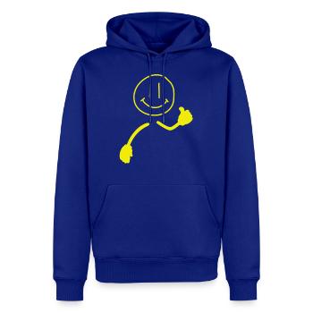 be happy - Men's Premium Hoodie - royal blue - Front