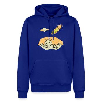 Dinosaur Meteor - Men's Premium Hoodie - royal blue - Front