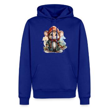 Christmas mouse - Men's Premium Hoodie - royal blue - Front