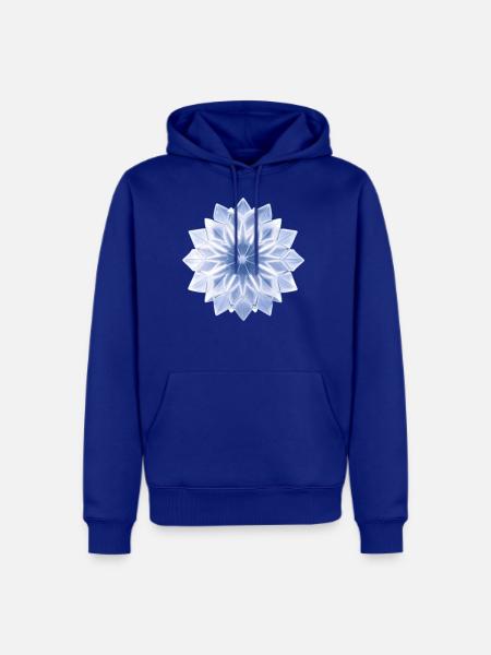 Ice Crystal - Men's Premium Hoodie - royal blue