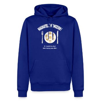 Napolitan speaking: enjoy your life - Men's Premium Hoodie - royal blue - Front