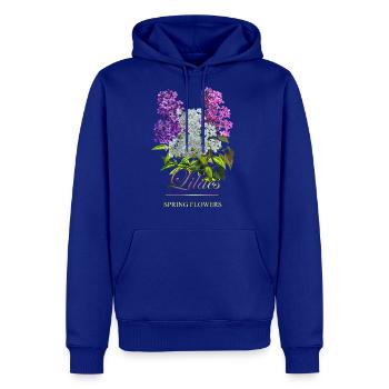 Lilacs Spring flowers - Men's Premium Hoodie - royal blue - Front