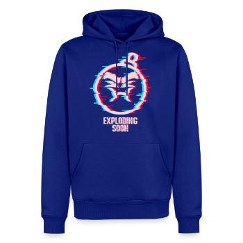 Vaporwave Explosion - Men's Premium Hoodie - royal blue - Front