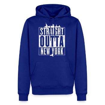 Straight Outta Ny - Men's Premium Hoodie - royal blue - Front