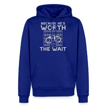 Boyfriend or Husband In Jail Prison - Men's Premium Hoodie - royal blue - Front