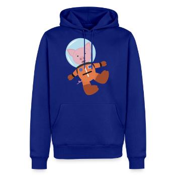 Pig In Space Suit - Men's Premium Hoodie - royal blue - Front
