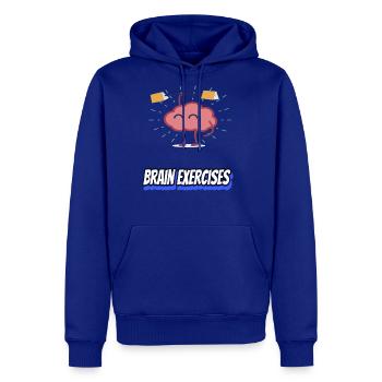 brain exercises - Men's Premium Hoodie - royal blue - Front