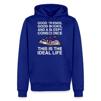 Book A Book Lover Witty - Men's Premium Hoodie - royal blue - Front