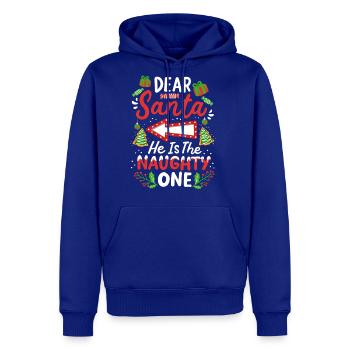 Christmas Santa Matching - Men's Premium Hoodie - royal blue - Front