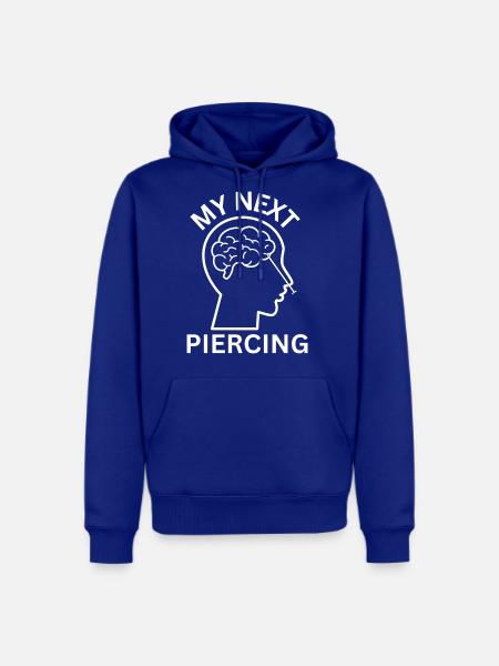 My Next Piercing - Men's Premium Hoodie - royal blue