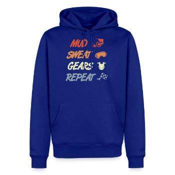 Motocross Routine - Men's Premium Hoodie - royal blue - Front