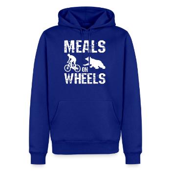 Meals On Wheels T Shirt - Men's Premium Hoodie - royal blue - Front